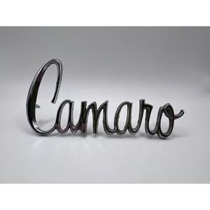 1970-1974 Chevrolet Camaro Fender Script Emblem Vintage OEM Part 3974594/SU310